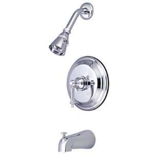 Tub and Shower Faucet with Tampleton Lever Handles Finish Oil Rubbed 