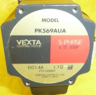 Vexta 5 Phase Stepping Motor PK569AUA Lot of 4 Working  