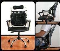 2x Car Seat Chair Back Lumbar Support Mesh Massage Cushion  