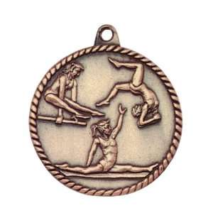  Female Gymnastics High Relief Medal