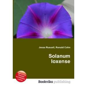  Solanum loxense Ronald Cohn Jesse Russell Books