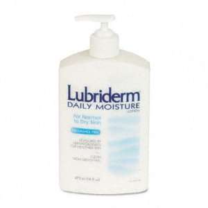 Lubriderm Daily Moisture Lotion for Normal to Dry Skin, Fragrance Free 