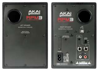 AKAI RPM3 Production Monitors USB Cable Audio Interface  