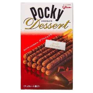 Glico Pocky Chocolate Dessert   Double Chocolate  Grocery 