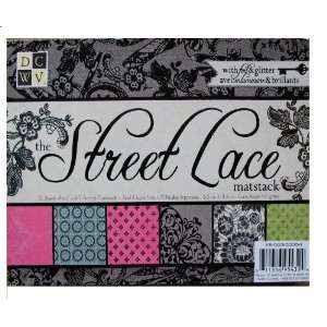   DieCuts Printed Mat Stack 6.5x4.5 Street Lace Arts, Crafts & Sewing