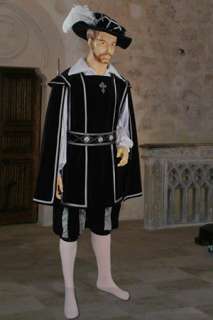 Tabard Tunic in Medieval or Renaissance Musketeer Style Handmade from 