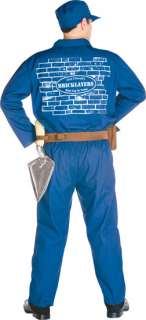 Adult Brick Layer Outfit Funny Mens Halloween Costume  