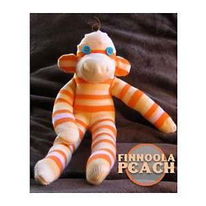  Sew Your Own Sock Monkey Kit   Finnoola Peach Toys 