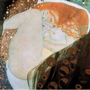  Gustav Klimt 27W by 27H  Danae Super Resin Gloss 1 3/4 