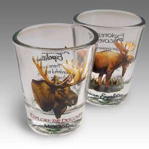  Bull Moose Shot Glass Set