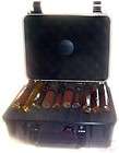 Travel Cigar Humidor Holds 40 Sticks Air Water Tight Crush Proof Road 