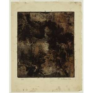   ,abstract prints,art,intaglio,Walter Kuhlman,1949