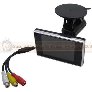 CCTV 3.5 TFT LCD Vehicle Monitor Recoder Camera Kit  