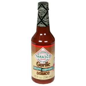  Tabasco, Sauce Basting Garlic, 10 OZ (Pack of 12) Health 