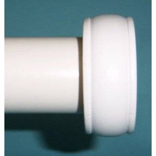   Finial in White for a 1 3/8 dowel rod   2/pack [CAPITOL CITY LUMBER