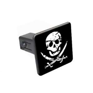 Pirate Skull Crossed Swords   1 1/4 inch (1.25) Tow Trailer Hitch 