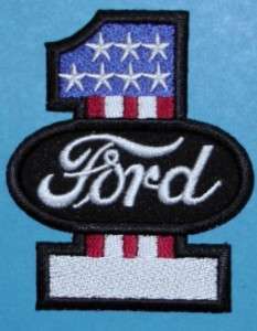 FORD NUMBER #1 AUTOMOBILE CAR MUSCLE CAR MUSTANG F150 PICKUP PATCH 