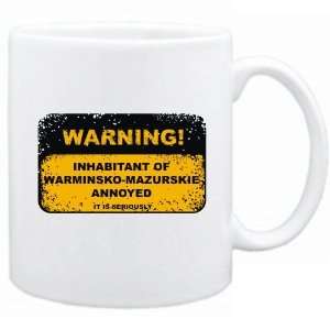 New  Warning  Inhabitant Of Warminsko Mazurskie Annoyed  Poland Mug 