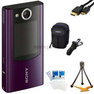  MHS FS2 Bloggie Duo HD 4GB Purple Camera Camcorder w/ 2 