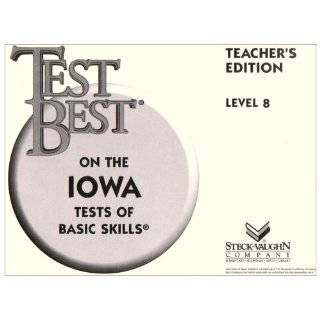 Test Best Itbs Teachers Edition Grade 2 (Level 8) 1995 (Test Best on 