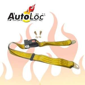  2 Point Goldenrod Lap Seat Belt (1 Belt) Automotive