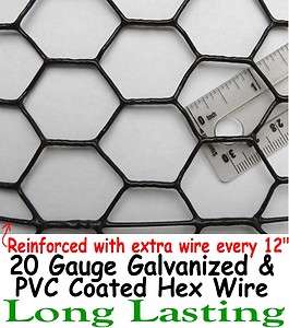   CHICKEN WIRE 1 HEX 6 x 150 POULTRY AVIARY GAME BIRD NETTING  