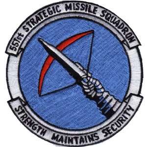  551st Strategic Missile Squadron Patch 