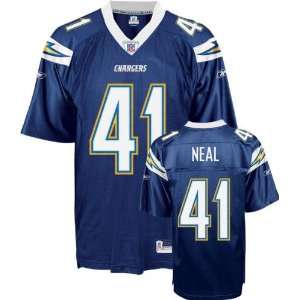  Lorenzo Neal Navy Reebok NFL Premier San Diego Chargers 