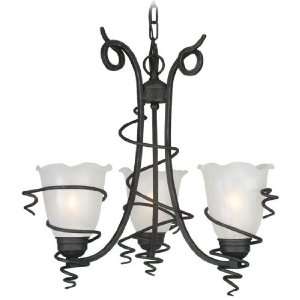   4443 54 Empire Chandelier in Distressed Iron