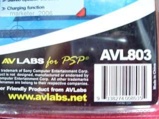 AV LABS AVL803 3 IN 1 CHARGING CRADLE w/ SPEAKER PSP  