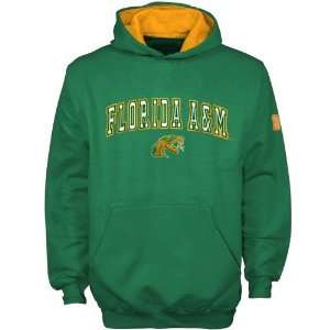  NCAA Florida A&M Rattlers Youth Green Team Color Hoody 