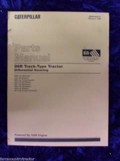 Caterpillar D6R (4FM1) Track Type Tractor Parts Manual  