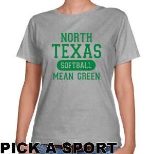  North Texas Mean Green Ladies Ash Custom Sport Classic Fit 