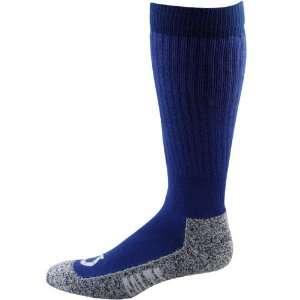   Colts Ladies Royal Blue Gray Wool Trekker Socks