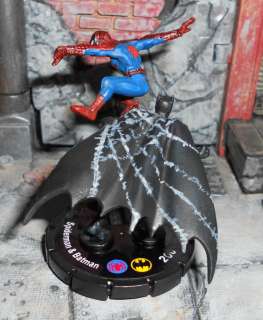 CUSTOM Heroclix Spider Man & Batman Duo LE Figure AWESOME  