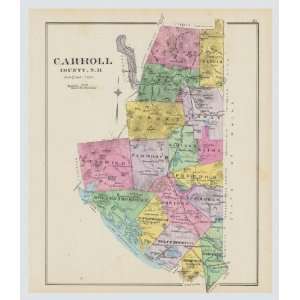  Original 1892 Antique Map Bundle of 4~ Carroll County 