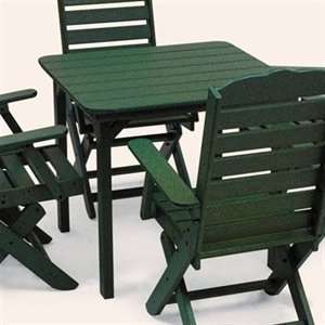  Beachfront Furniture SQT33 BB 33in. Square Outdoor Dining 