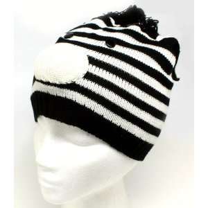    Safari Zebra Animal Winter Hat / Animal Beanie Hat 