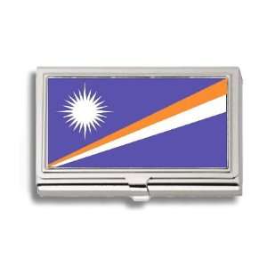  Marshall Islands Marshallese Flag Business Card Holder 