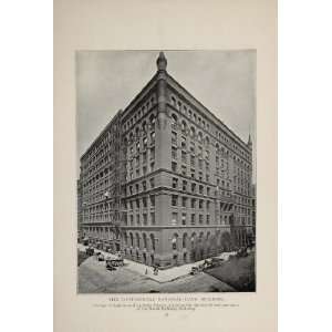  1902 Chicago Continental National Bank Building Print 