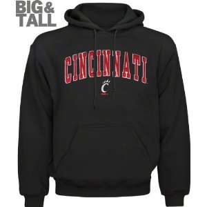  Cincinnati Bearcats Big & Tall Black Mascot One Hooded 