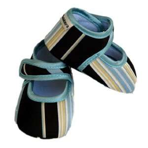  Beary Blue Stripe 0 6 Months INFANT BOOTIES Baby