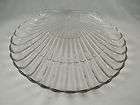 Heisey CRYSTOLITE #1503 Shell Torte 13 PLATE Tray Crys