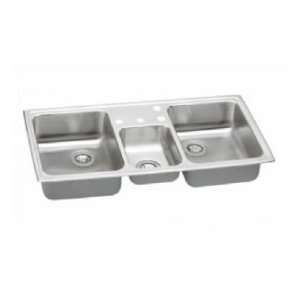   Elkay PSMR43223 top mount triple bowl kitchen sink