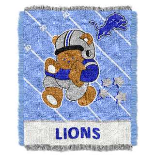 Detroit Lions Woven Jacquard Baby Throw  