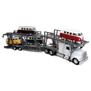  Diecast Freightliner Auto Carrier with Set of Four 5 1962 