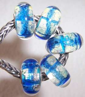 Flash Murano Glass Beads fit European Charm Bracelet a164  