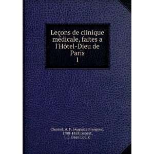   FranÃ§ois), 1788 1858,Genest, J. L. (Jean Louis) Chomel Books