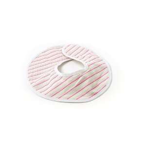  Groovy Pink Teething Bib (Stripe) Baby