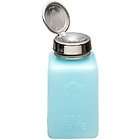 oz Blue ESD Dissipative HDPE Dispensing Bottle With Stainless Steel 